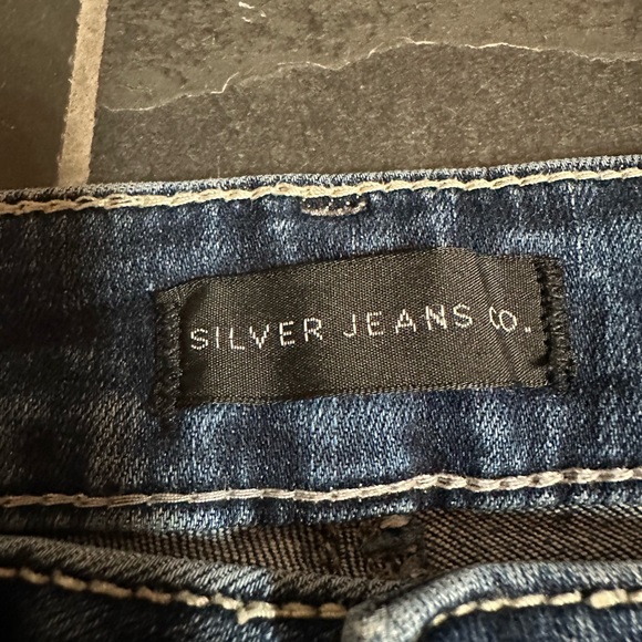 SILVER SLIM BOOTCUT JEANS - Picture 4 of 4